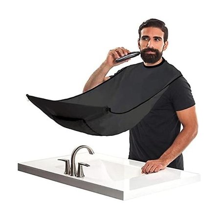 Esiliina parranajoon ja parrankeräykseen, parranajo-viitta - Musta