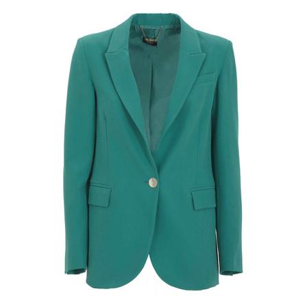 Liu Jo Giacca Ts.navetta Green Grøn, Dame Blazer