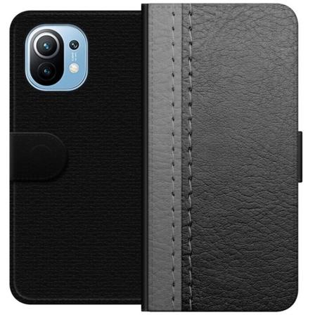 Xiaomi Mi 11 Lommeboketui Sort & Grå Lær