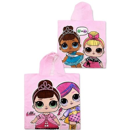 LOL Surprise strandhandduk poncho 50*115 cm