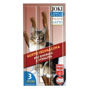 Joki Plus Bastoncino Con Selvaggina Gatti Adulti 3x5g