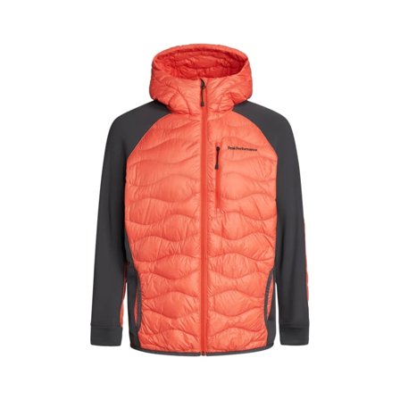 Peak Performance Men's Helium Hybrid Hood Jacket Men middle-layer down jackets Orange XXL