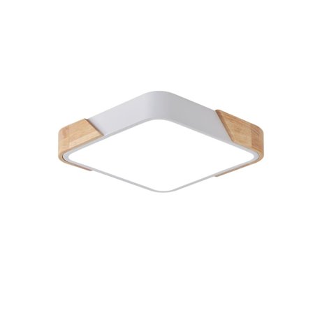 LED-kattovalaisimet, Moderni Puinen Kattovalaisin, Neliömäinen Uppokattovalaisin