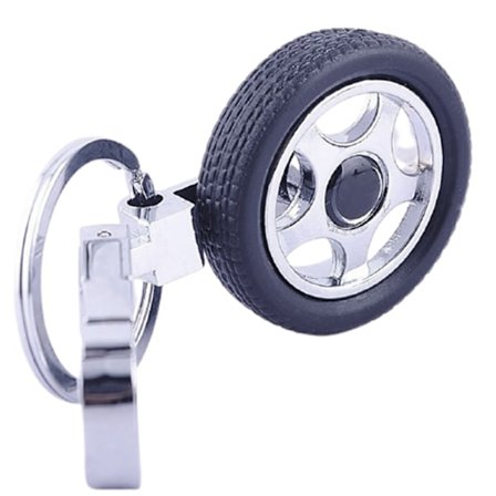 Slittålig Stilren Hjul Nyckelring