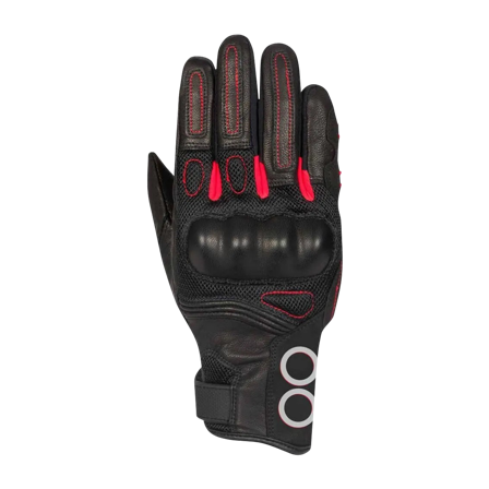 Motorhandschoenen Bering Pitts Dames Zwart/Rood XL