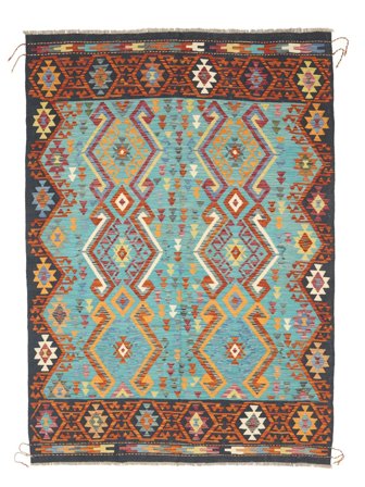 Tribal Kilim Afgan Old Style Dywan 180X250 Wełna