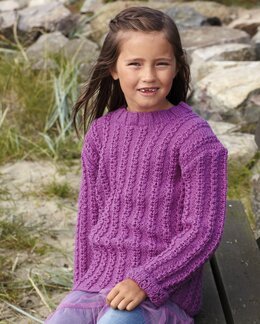 Strikkeoppskrift Barnegenser - Svarta Fåret