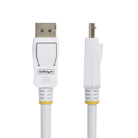 StarTech DISPLAYPORT 1.2 CABLE 4K 60HZ 6FT/WHITE/VESA CERTIFIED/DP 1.2 CABL