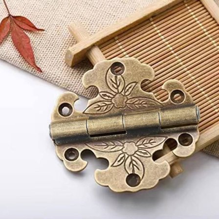 4 st antika gångjärn - Dekorativa gångjärn - Mini Retro gångjärn - D