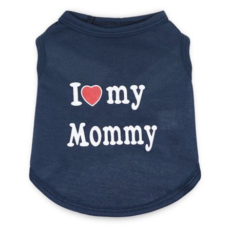 Liten hund vår och sommar kläder mamma husdjur väst