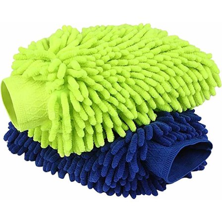 Biltvätt handskar 2 st biltvätt handskar rengöring detaljer bil mikrofiber fönster hushållsrengöring hushållsrengöring trasa handskar longziming