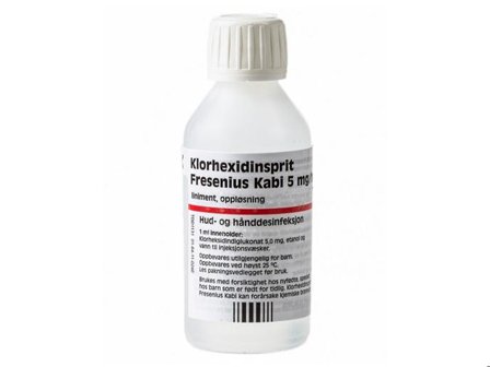 Klorhexidin Klorhexidinsprit, 125 ml