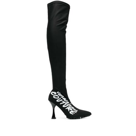 Vetements, Over-knee Boots Zwart, Dames, Maat:37 EU