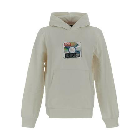 Diesel, Hoodies Wit, Heren, Maat:L