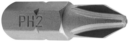 Ironside 201633 Bits phillips, 1/4", 25 mm, 10-pack PH2, Maskintillbehör & förbrukning