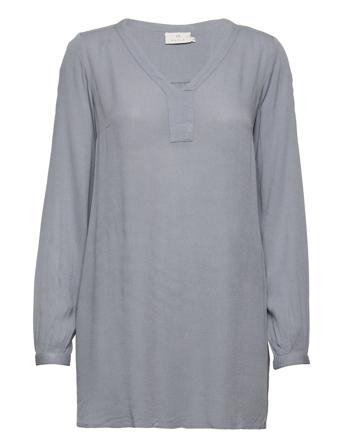Amber V-Neck Tunic Blue Kaffe