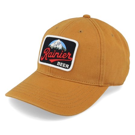 American Needle - Beige Unconstructed Cap - Pbc Rainier Hepcat Light Hazel Dad Cap @ Hatstore