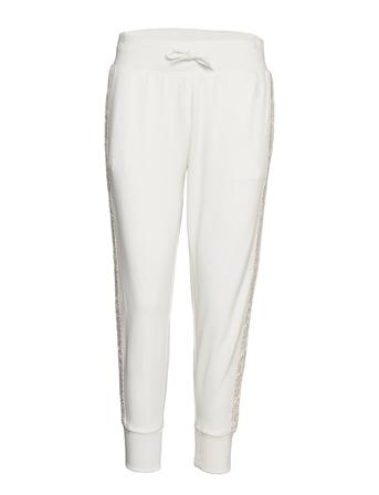 Beaded Side-Stripe Cotton Jogger White Polo Ralph Lauren