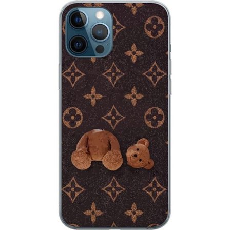 Yhteensopiva Puhelinkuori Apple Apple iPhone 12 Pro Graafinen monogrammikuvio, jossa taiteellisesti muotoiltu nalle