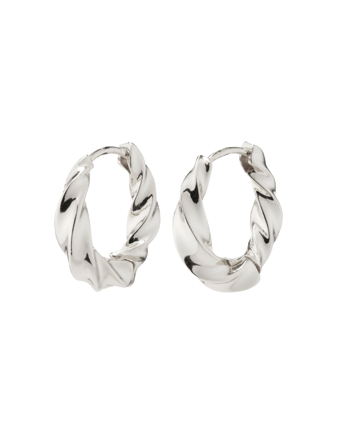 MATCH - Taffy medium ørering - Pilgrim - Str. ONESIZE - Dame - Tilbehør - Grå - 99% resirkulert messing, 1% belegning