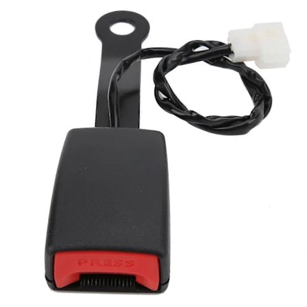 7,48 tommer sikkerhedssele spænde med ledning, rustfrit stål, certificeret universal erstatning til bil, sikkerhedssele spænde, biltilbehør