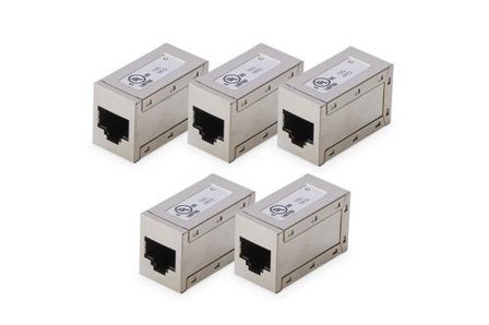 Digitus Modular Coupling 8P8C 1:1 shielded CAT6 metal housing 5 pcs.