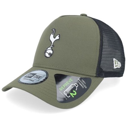 New Era - Grön trucker Keps - Seasonal Olive/Black A-Frame Trucker @ Hatstore