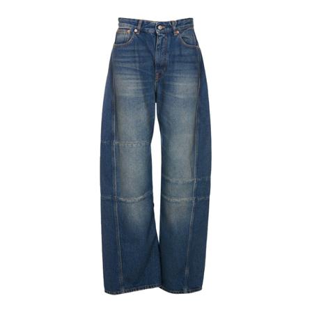 MM6 Maison Margiela, Wide Jeans Blauw, Dames, Maat:W27