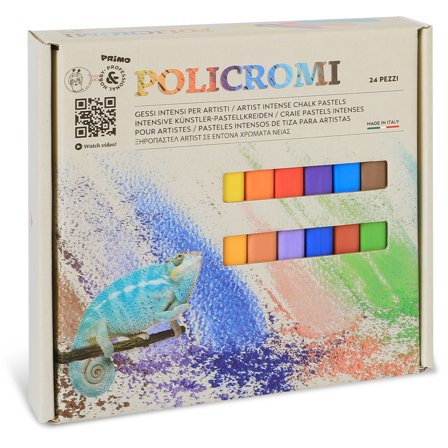 Policromi Soft pastel chalks 24-set