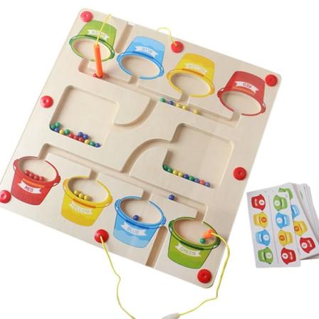 Räkna matchande spel Montessori Toys matchande spel
