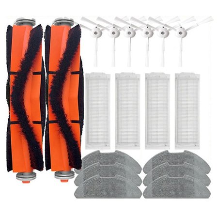 För Mi Robot Vacuum Mop 2 Lite / Mi Robot Vacuum Mop 2 Pro / Mjst1shw delar Huvudsidoborste Hepa Fi