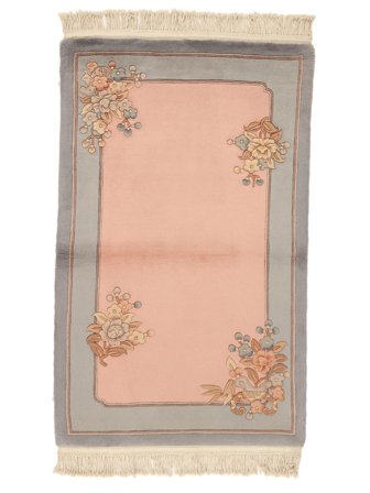 Tappeto Orientale Cinesi 90 Line 91X152 Arancione/Marrone (Lana, Cina)