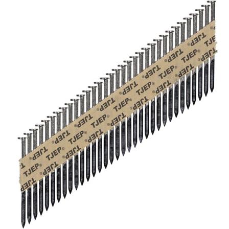 ESSVE 778712 Maskinsøm 34°, ligebåndet, rundt hoved, rustfri A4 3,1 x 63 mm, pakke med 1200, Befæstelse