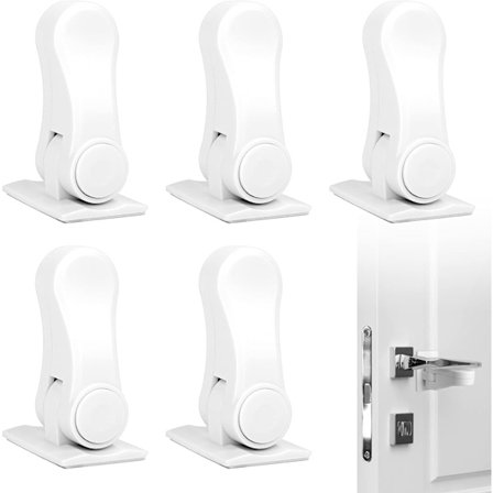 Baby Child Safety Lock 5 Pcs Adhesive Safety Door Handle Lock Saf