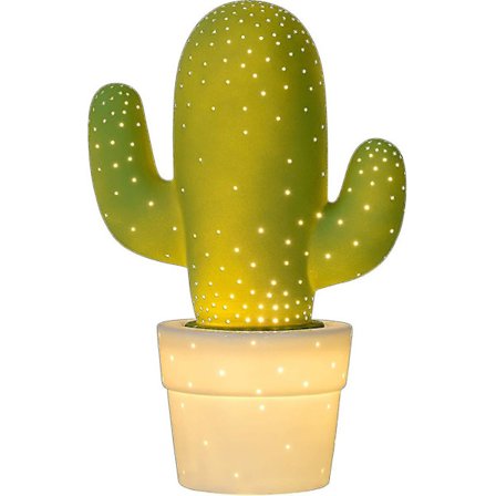 Lucide Cactus - Pöytävalaisin - 20 cm - Vaaleanpunainen