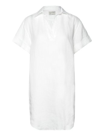 GANT Rel Ss Linen Caftan - White - 34