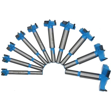 10 stk. Serie 15-50 mm Forstner bor sæt træbearbejdning sav træskærer