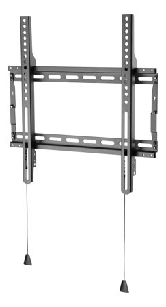 Deltaco Office ARM-0200 - Heavy Duty - brakett - sammenleggbar - for LCD TV / kurvet LCD TV - matt svart