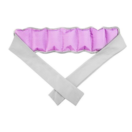 Udendørs køle halsrør - fordampningskølet vandabsorberende halsbånd til rejse og sport Pink+Purple