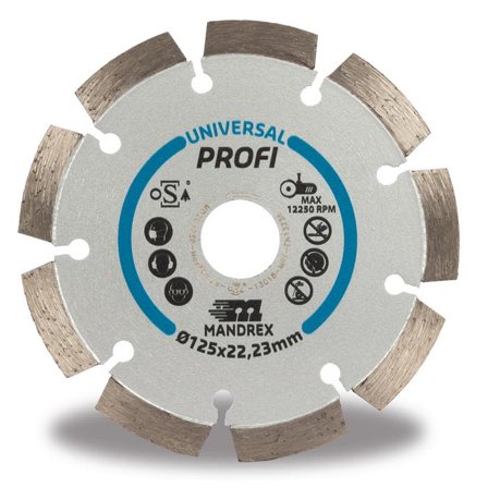 Mandrex Universal Profi Kappeskive 115 mm, Maskintilbehør & forbruk