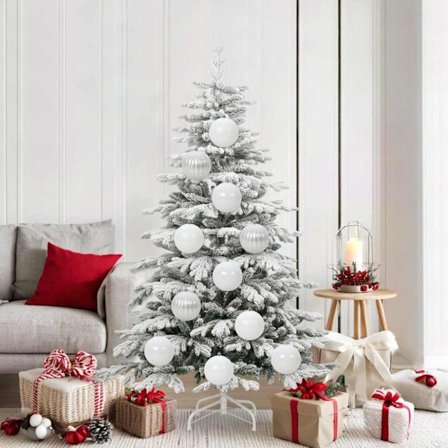 Julgirlangset XL 9 pcs Vit Plast