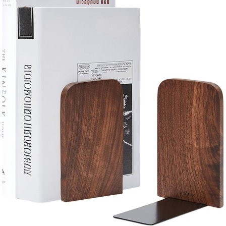 2 stk. 17 x 12 x 10,5 cm - for skole, kontor og bibliotek (Valnøttre, 17 x 12 x 10,5 cm)