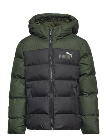 Colourblock Polyball Hooded Jacket PUMA Khaki