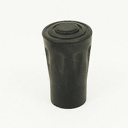 4-pak - Gummifødder til vandrestave 11 mm / vandrestave sorte