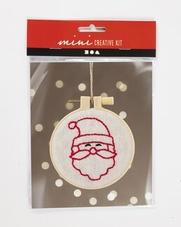 Kirjontapakkaus Mini Joulupukki