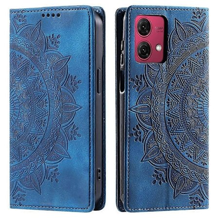 Motorola Moto G84 5G -kotelo, naarmuuntumaton PU-nahkainen magneettinen kuvioitu matkapuhelimen suojus