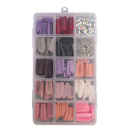 Paina kynnet, Tekokynnet Full Cover Nail V rik s Tekokynsi