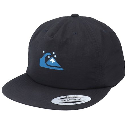 Quiksilver - Womens The Nylon Cap Black Snapback Snapback Black Cap - @ Hatstore