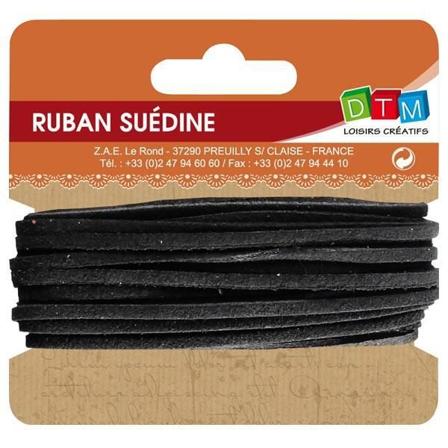 DTM - Ruskindsbånd 5 m - Sort
