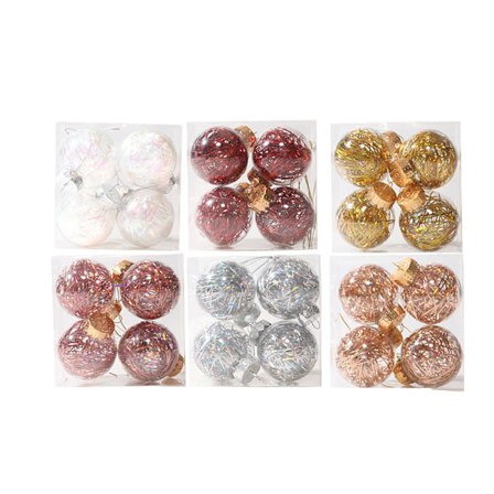 Gjennomsiktige Julekuler til Fylling, Akryldekorasjonskuler, Ideelle for Juletre, Fest, Julefeiring